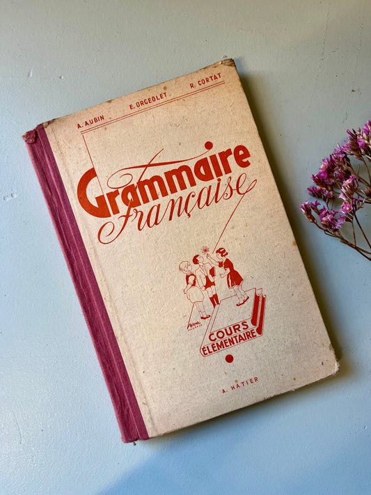 Manuel ancien de grammaire/ livre ancien