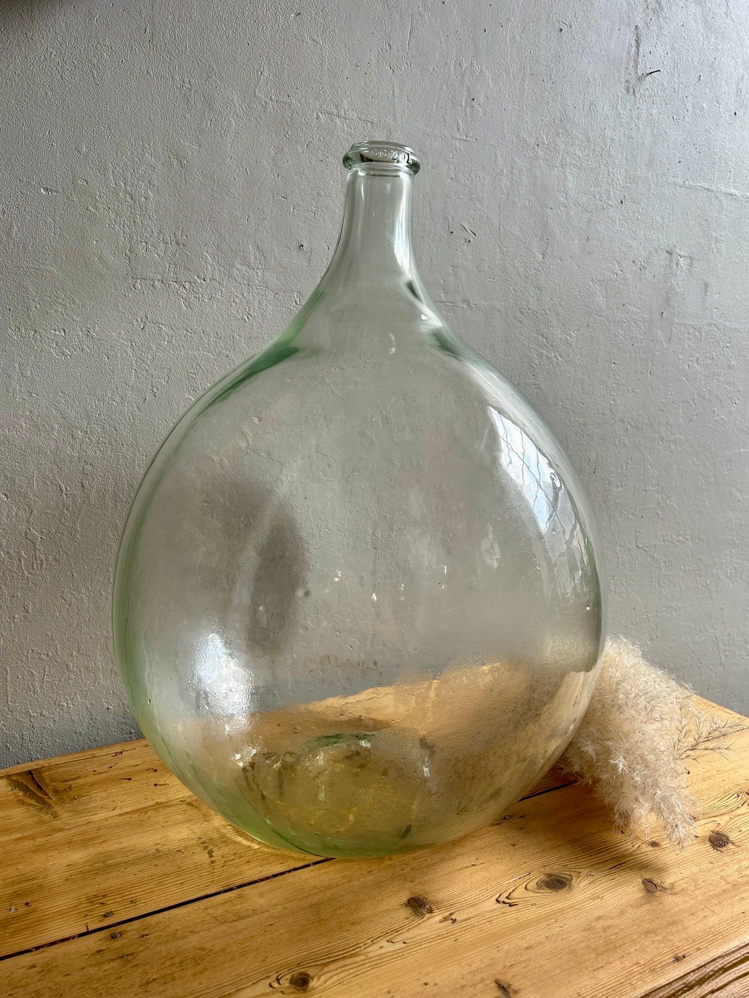 Dame-jeanne 30L verre clair   Patine