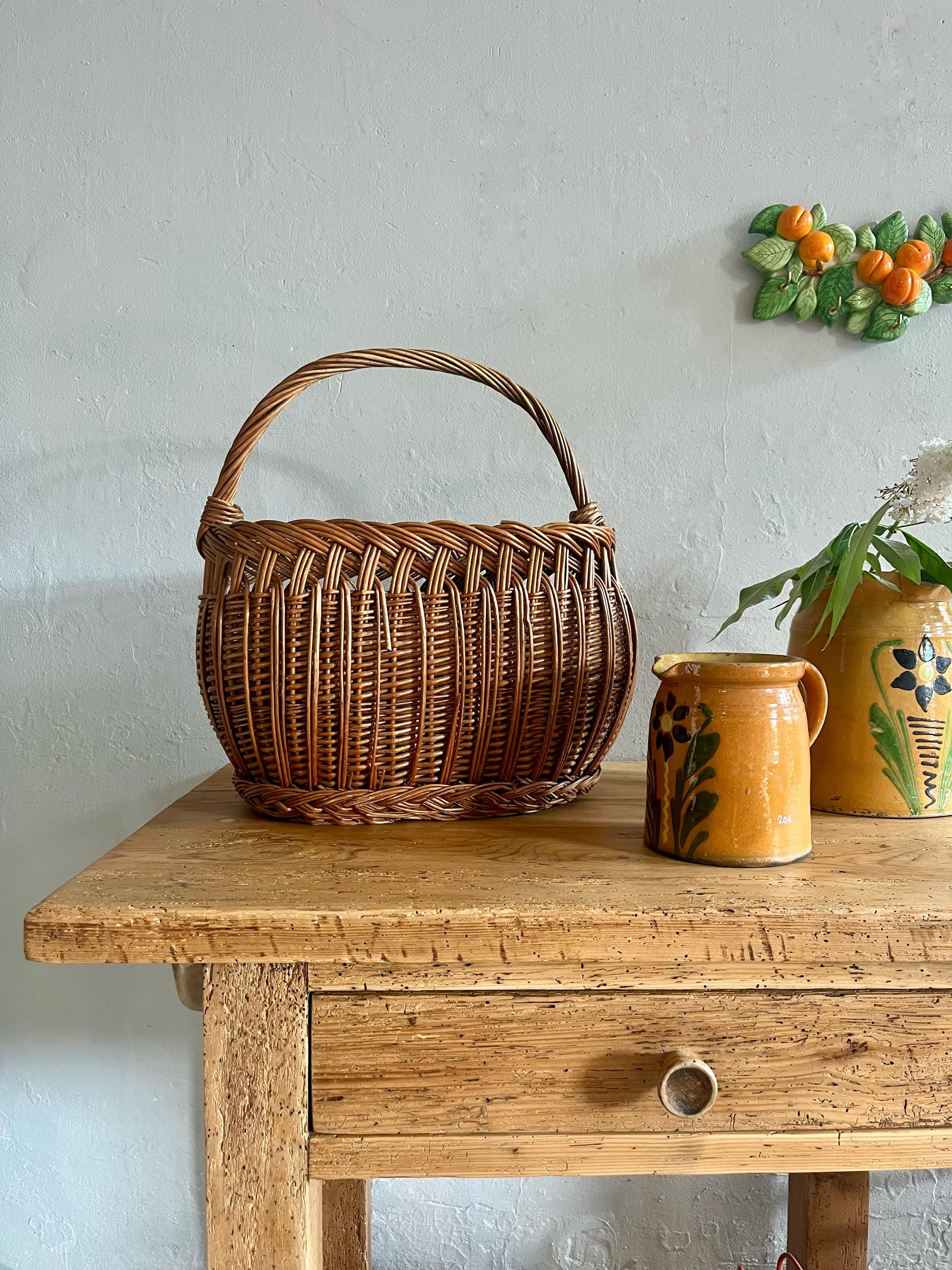 Petit établi ancien avec tiroir   Patine