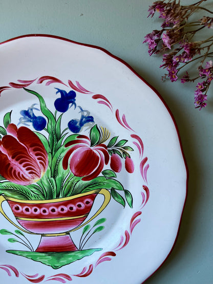 Assiette en faïence décorative St Clement