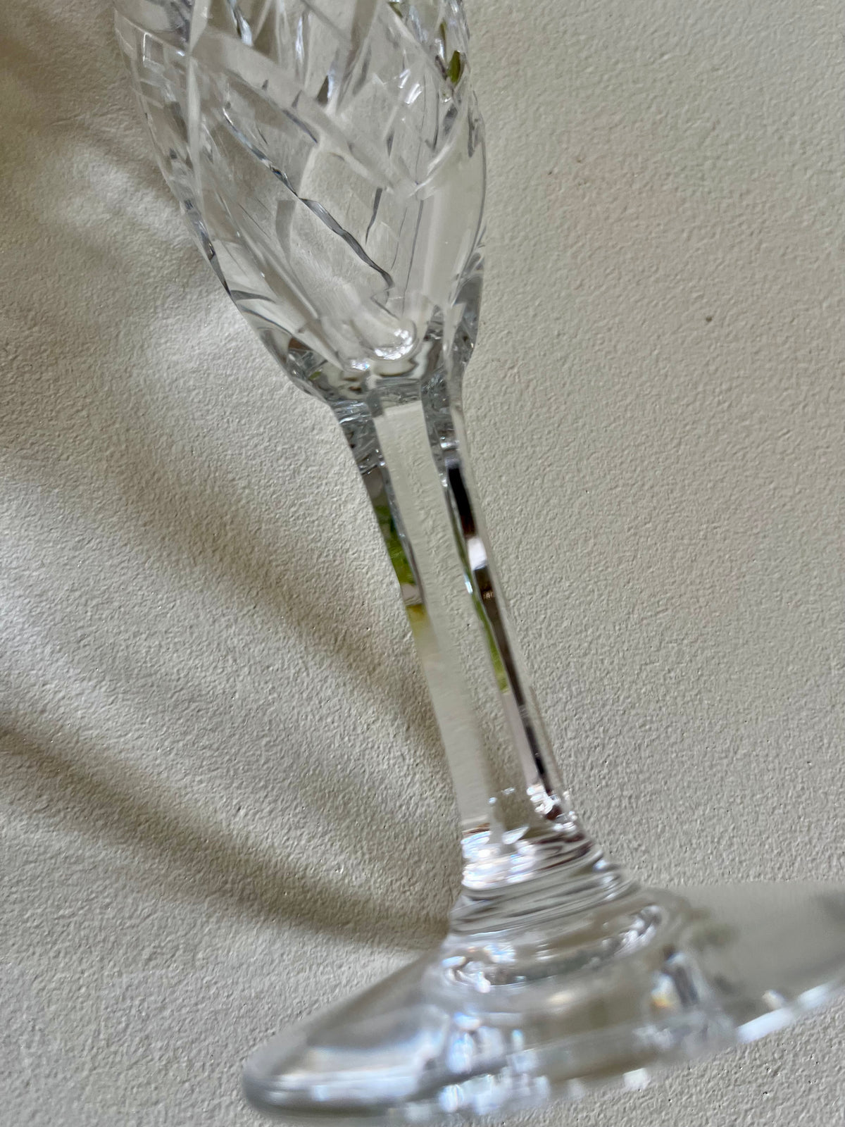 Flûte en cristal Saint-Louis Chantilly   Patine