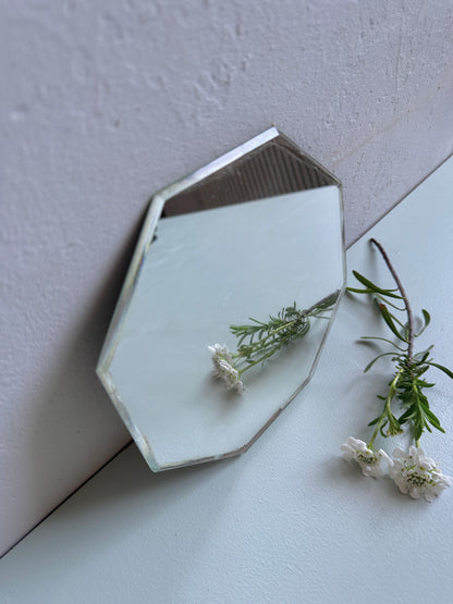 Miroir octogonal - rebord simple