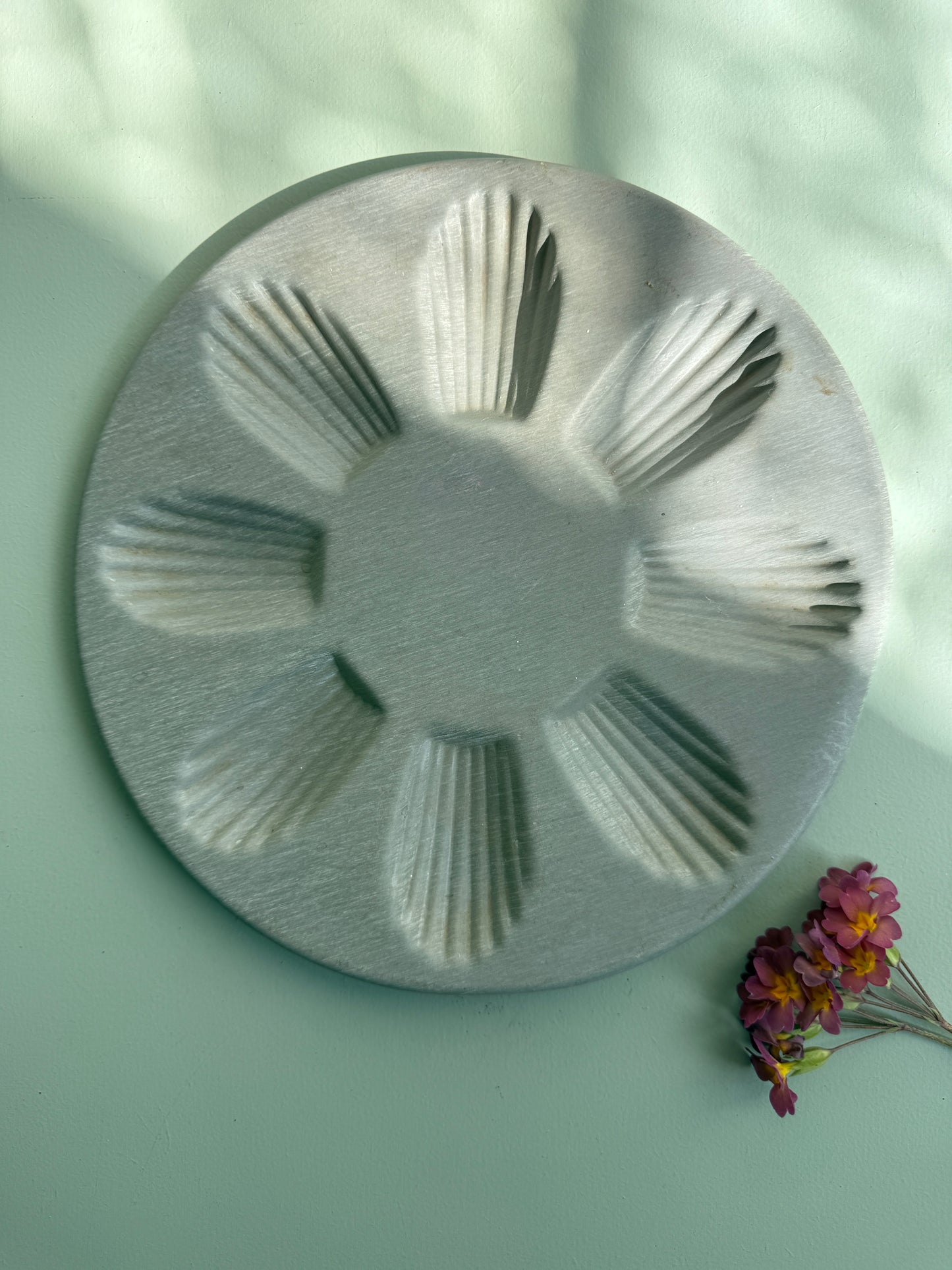 Moule à madeleines circulaire métallique