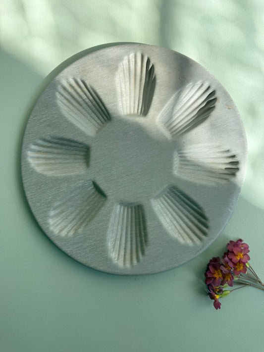 Moule à madeleines circulaire métallique