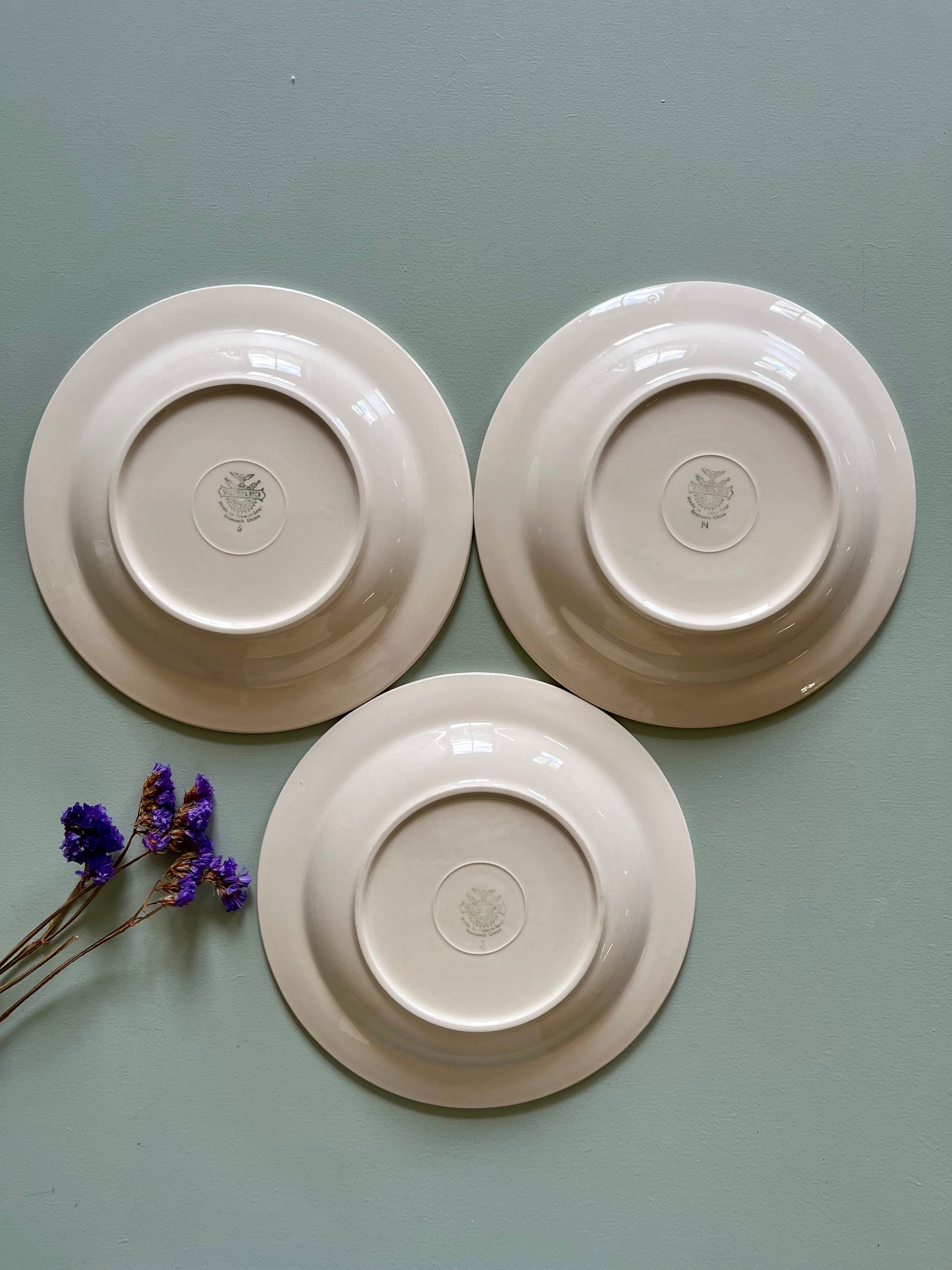 Assiettes creuses Villeroy et Boch- lot de 3   Patine