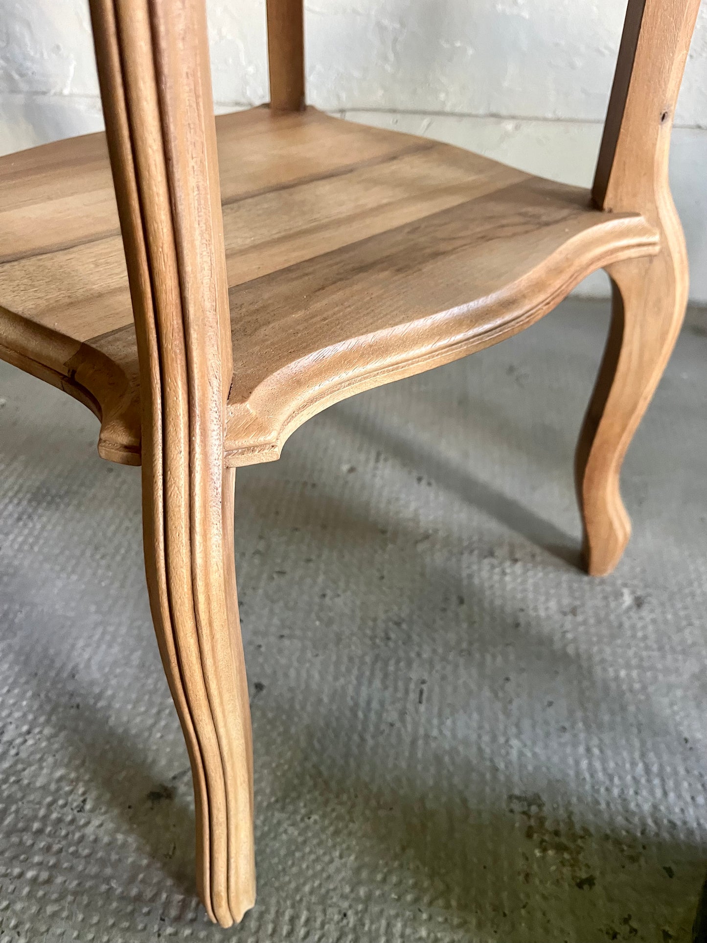 Selette ancienne bois et marbre   Patine