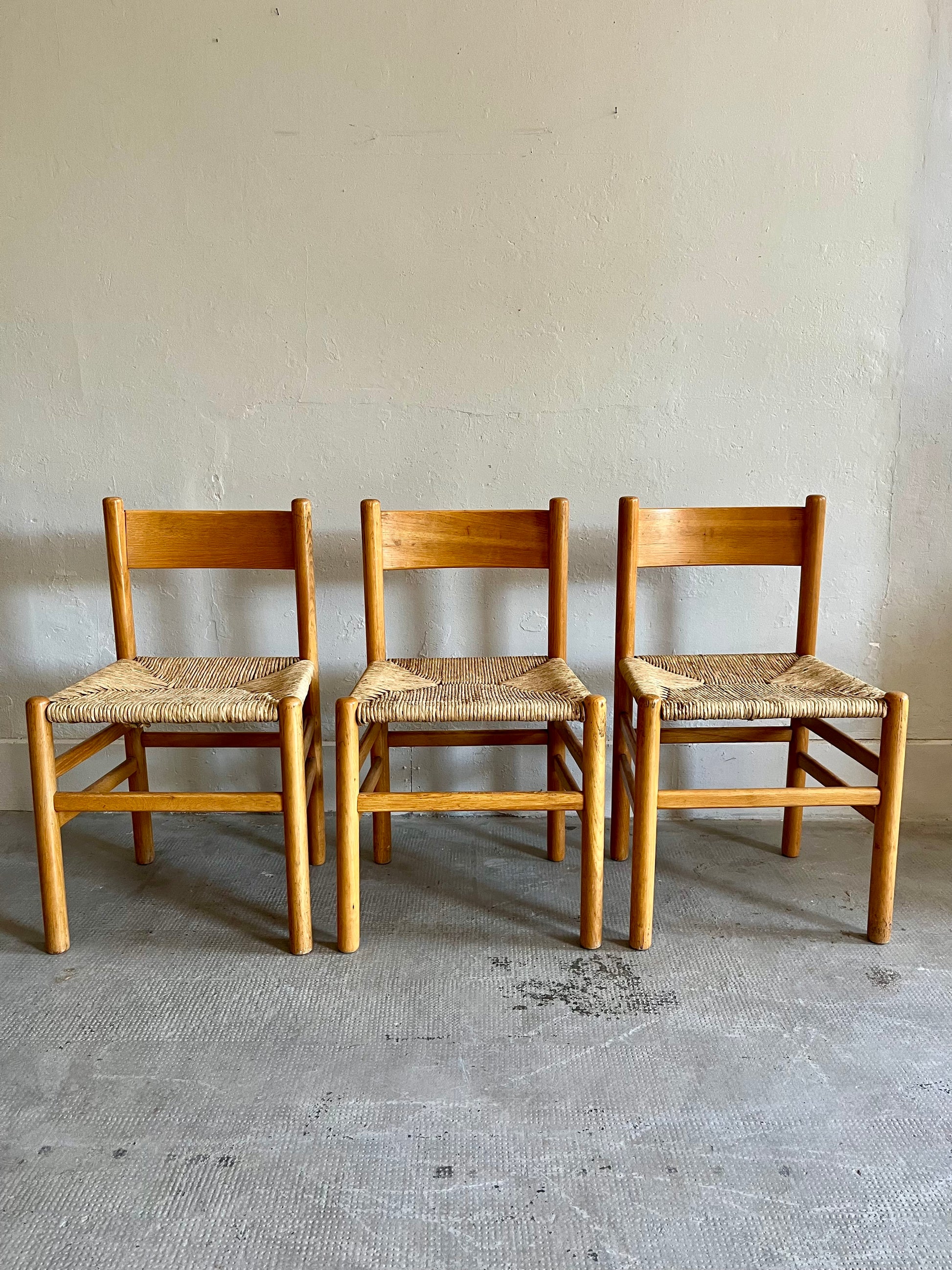Lot de 6 chaises Johan van Heuvel pour Ad Vorm - Patine