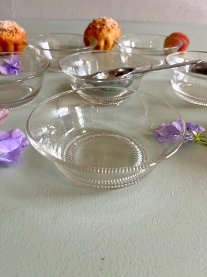 Coupelles à dessert en verre – lot de 6  Vaisselle Patine