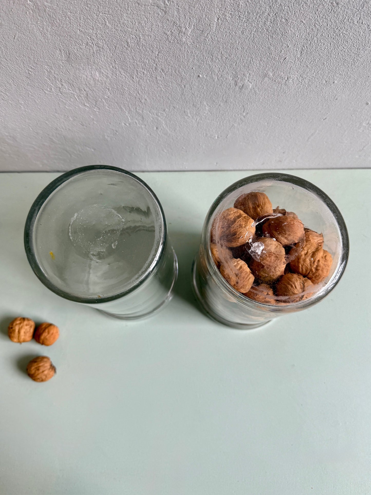Pot en verre vintage