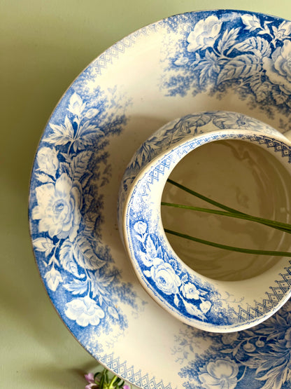 Ensemble de toilette Sarreguemines modèle « Jardinière »  Décoration Patine