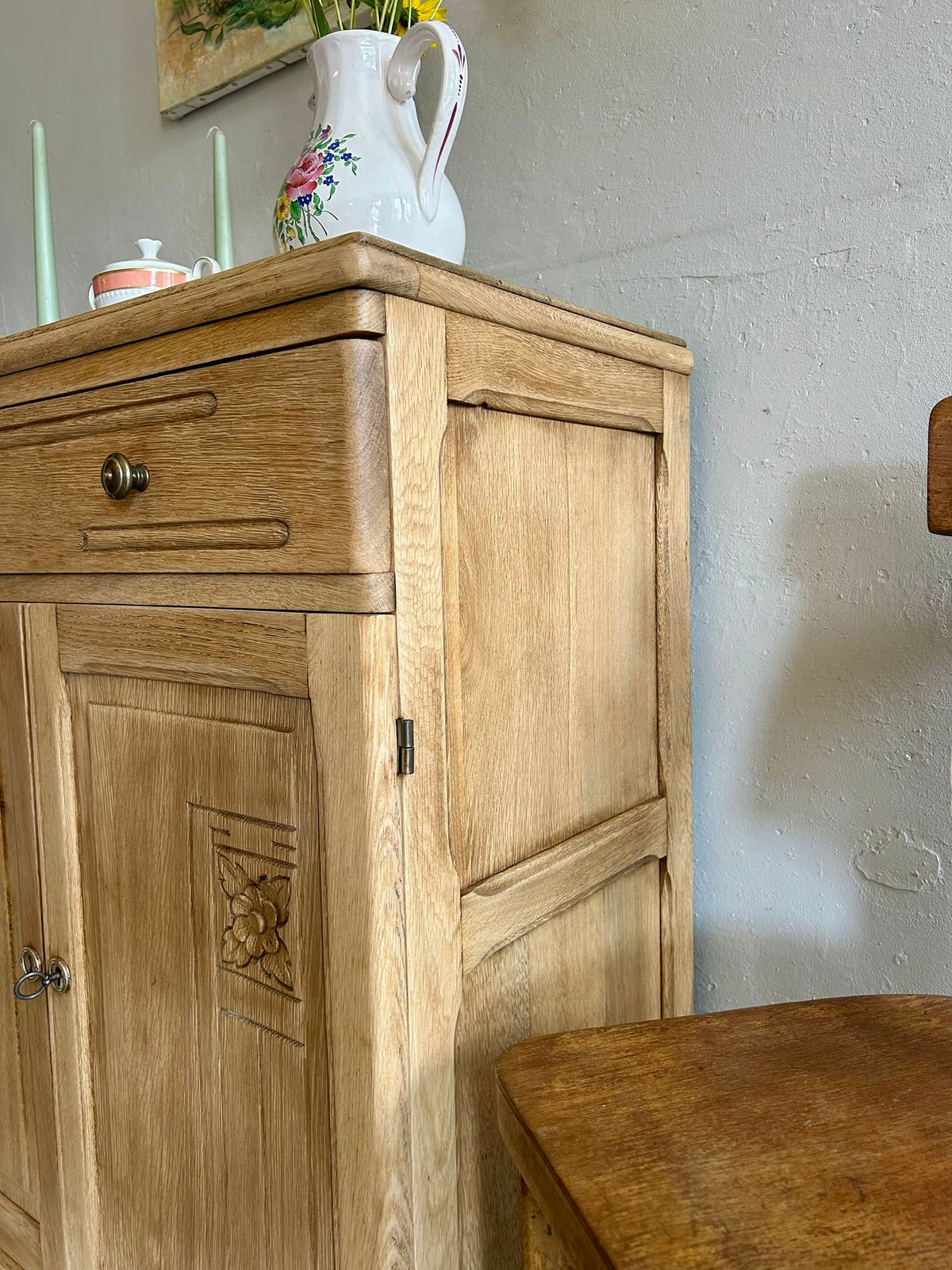 Buffet 2 portes art deco   Patine