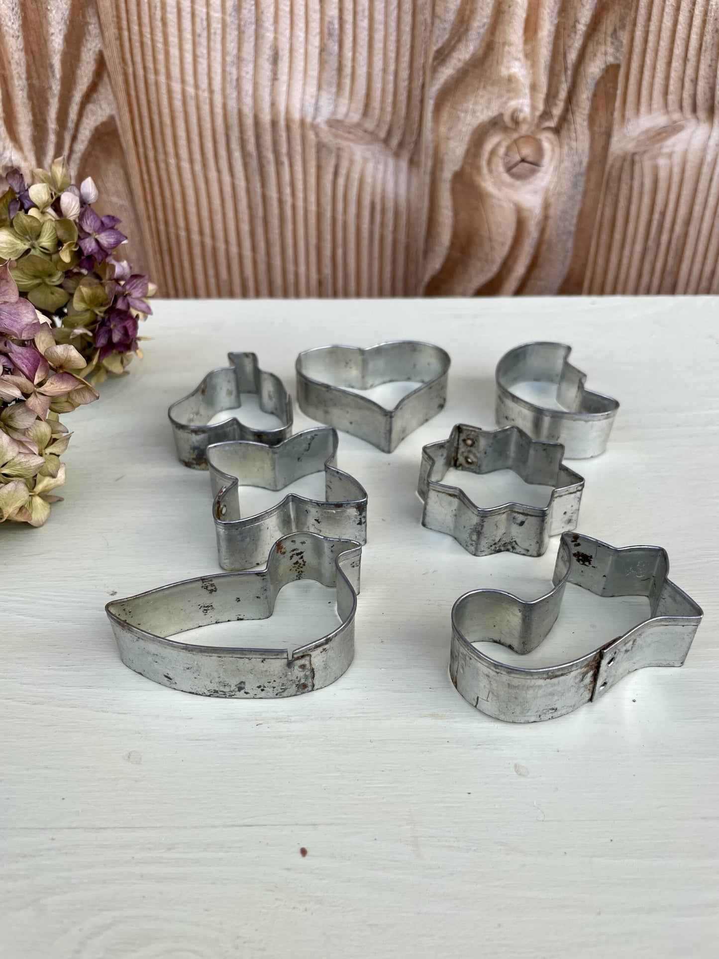 Lot de 7 emporte-pièces en métal