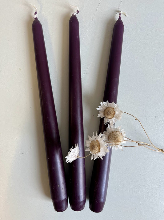 Bougie aubergine
