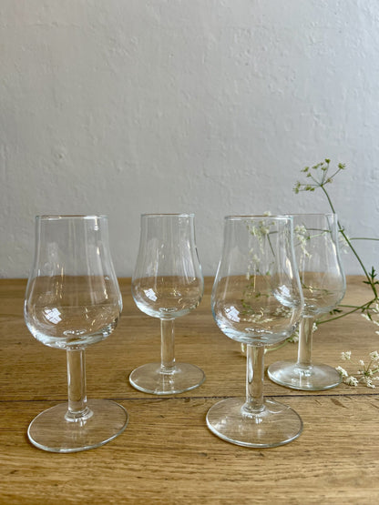 Lot de 4 verres à dégustation