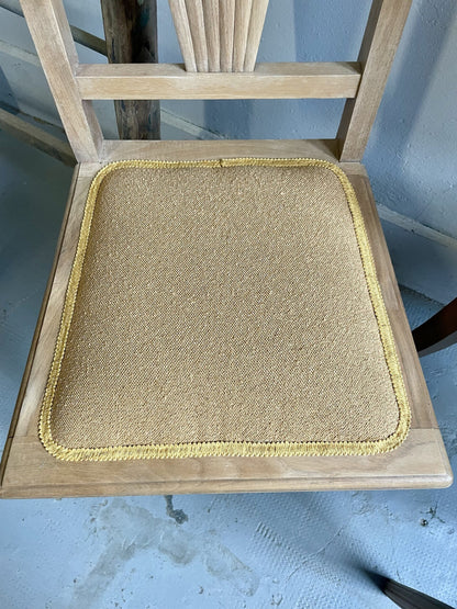 Paire de chaises Art Déco restaurées