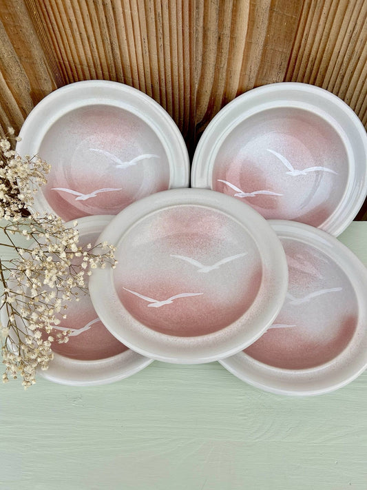 Assiettes creuses Aurora Niderviller - lot de 5