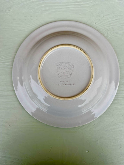 Assiettes creuses Aurora Niderviller - lot de 5