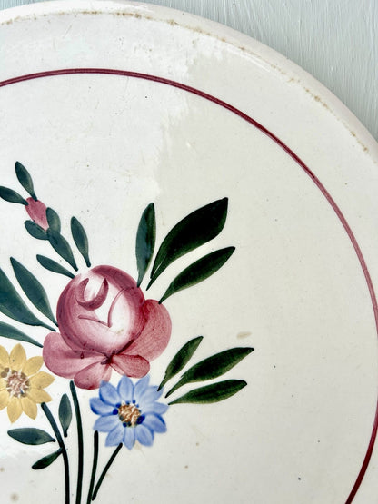Plat à tarte Sarreguemines – Modèle Châtenois  Vaisselle Patine