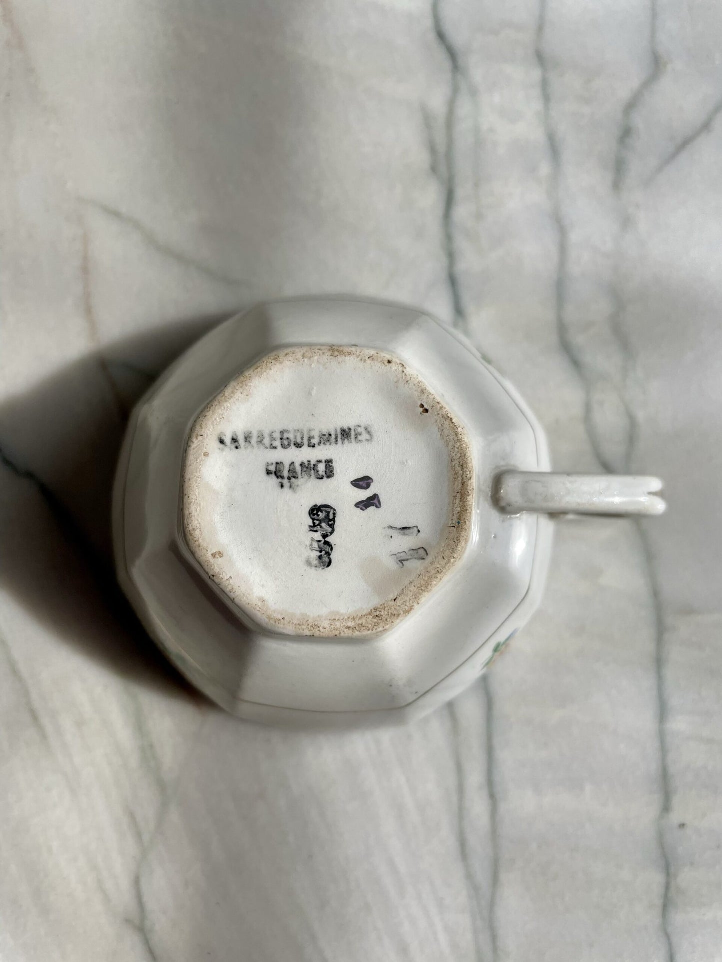 5 tasses à café Sarreguemines