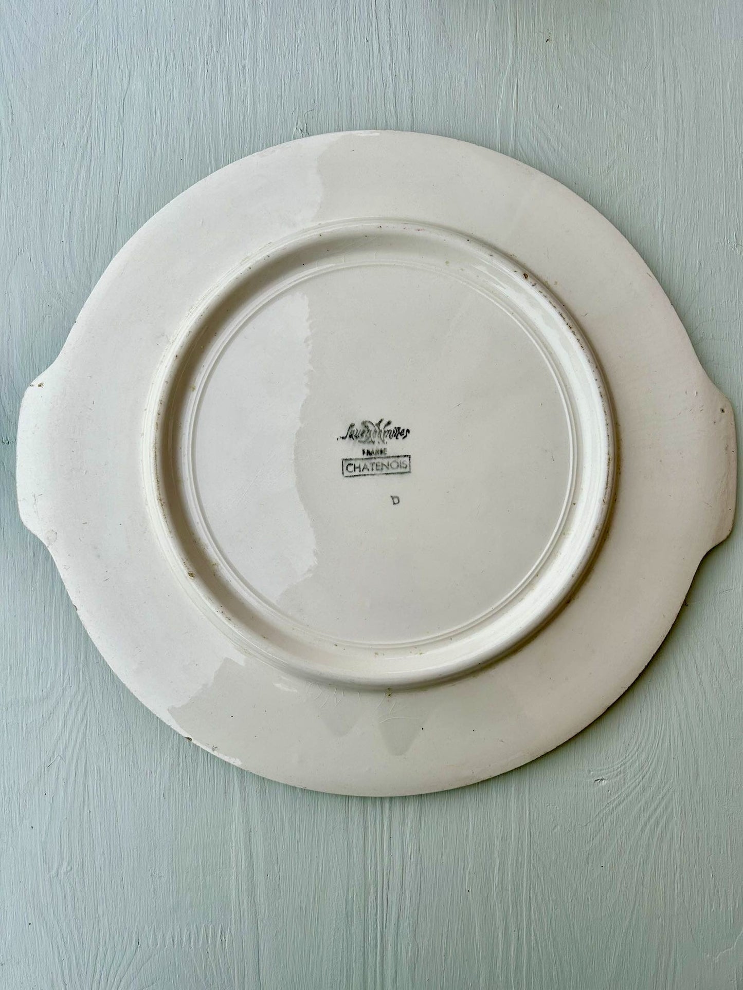 Plat à tarte Sarreguemines – Modèle Châtenois  Vaisselle Patine