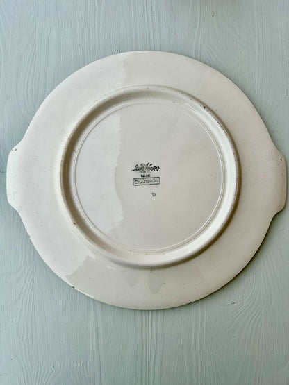 Plat à tarte Sarreguemines – Modèle Châtenois  Vaisselle Patine