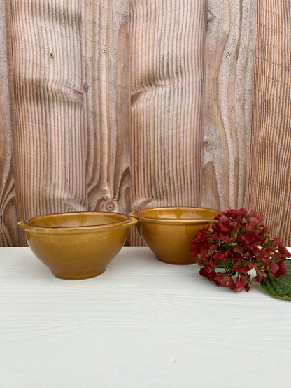 Bols en grès vernissé - lot de 2