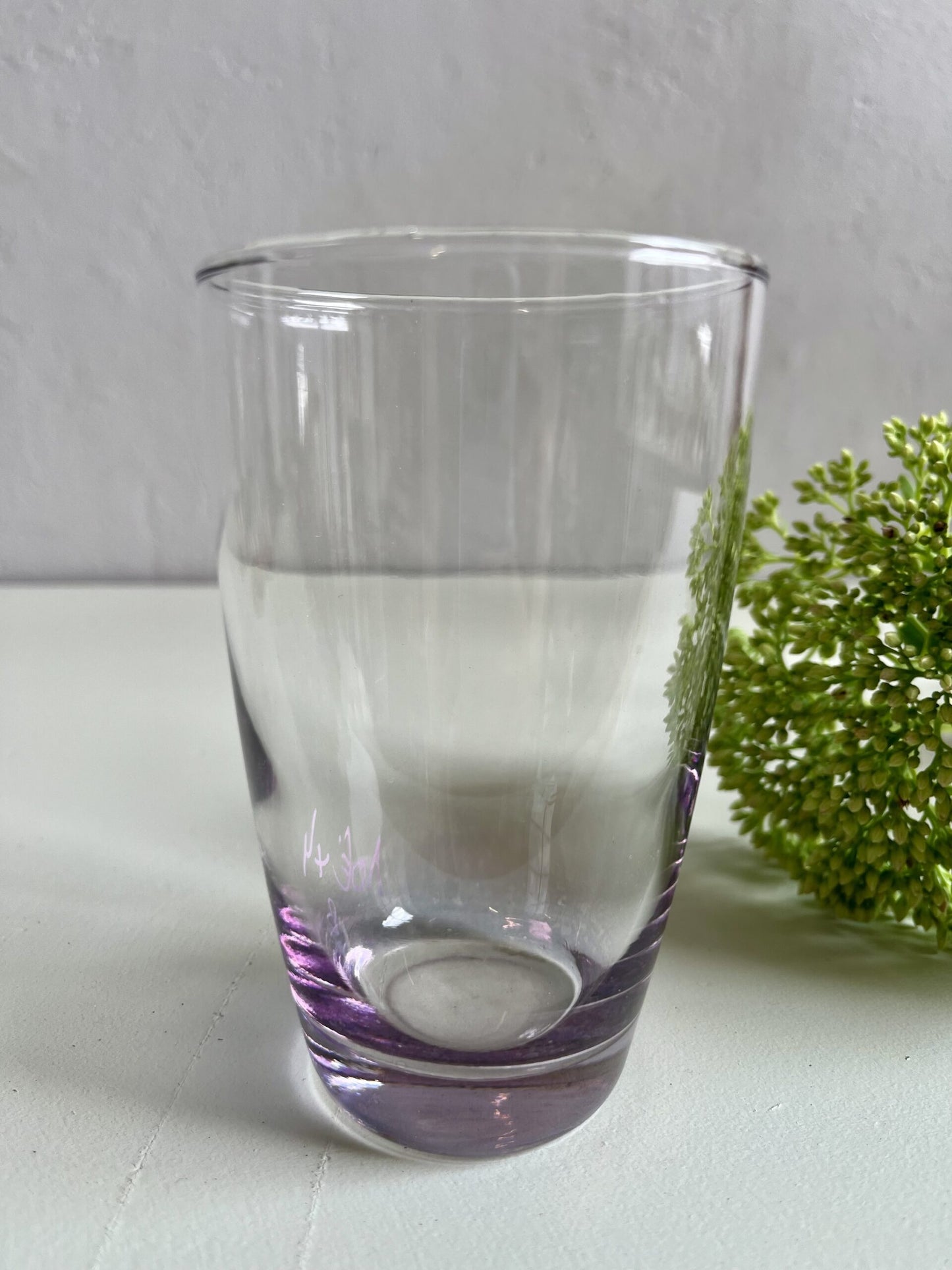 Lot de 4 verres à eau pastel