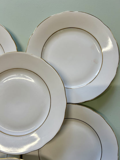 Assiettes à dessert en Porcelaine – Lot de 8