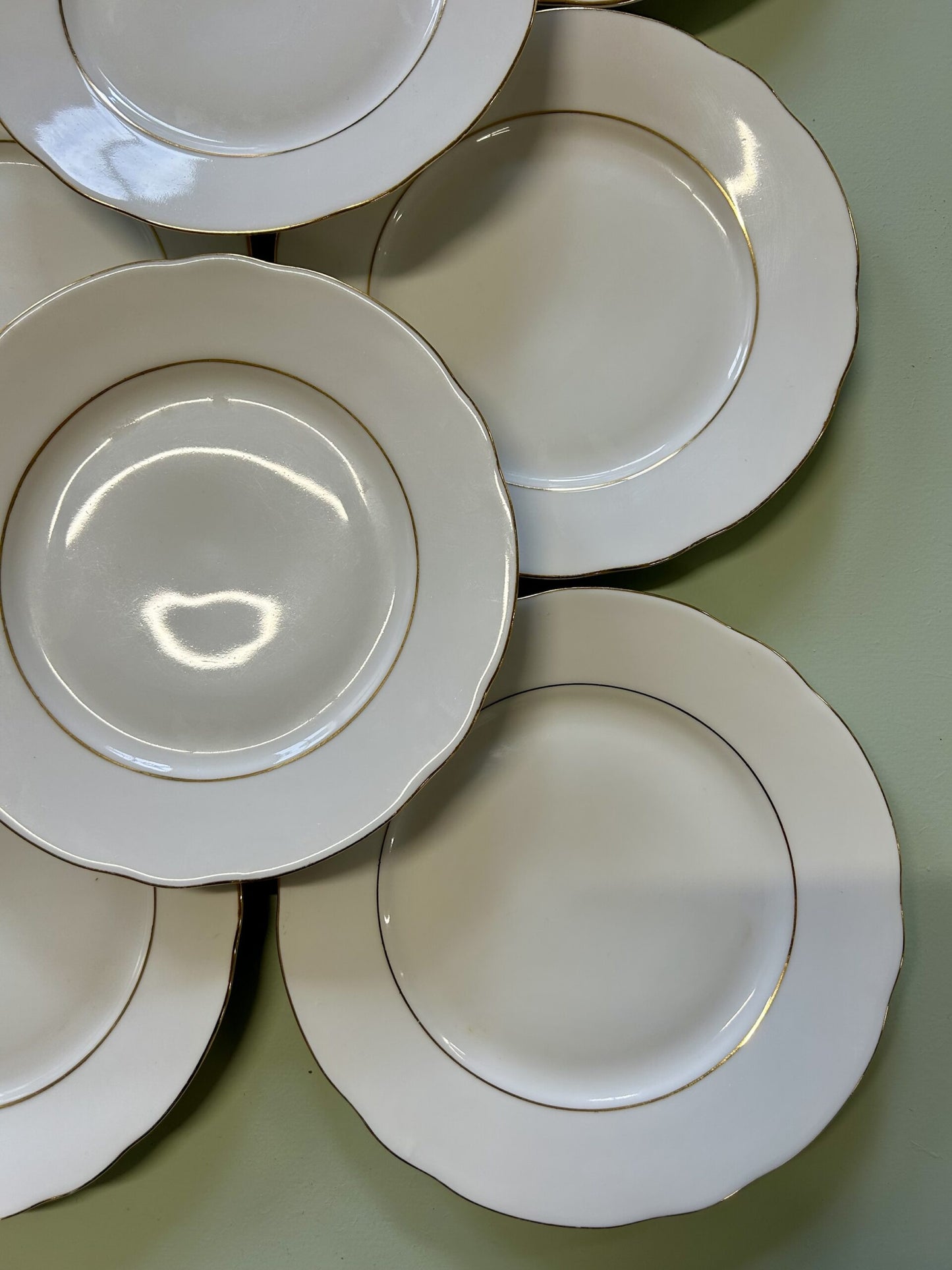 Assiettes à dessert en Porcelaine – Lot de 8