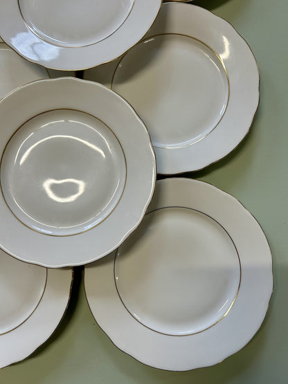 Assiettes à dessert en Porcelaine – Lot de 8