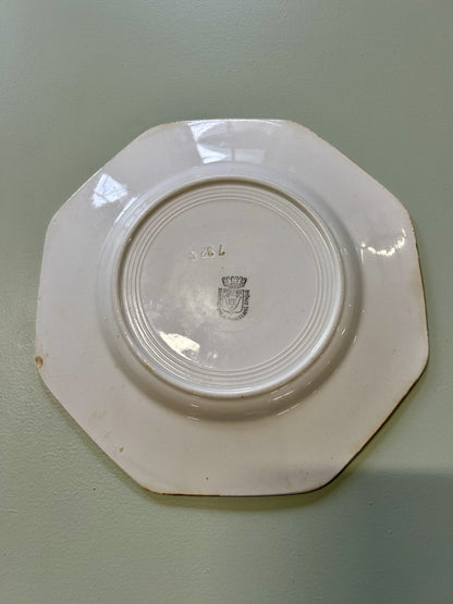 Assiettes plates Touraine Pexonne F.F - lot de 2