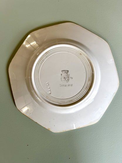 Assiettes plates Touraine Pexonne F.F - lot de 2