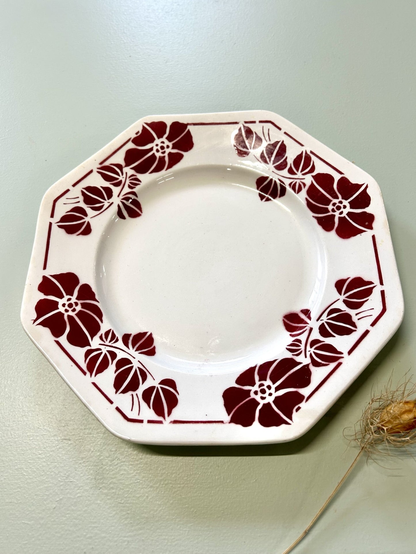 Assiettes plates Touraine Pexonne F.F - lot de 2