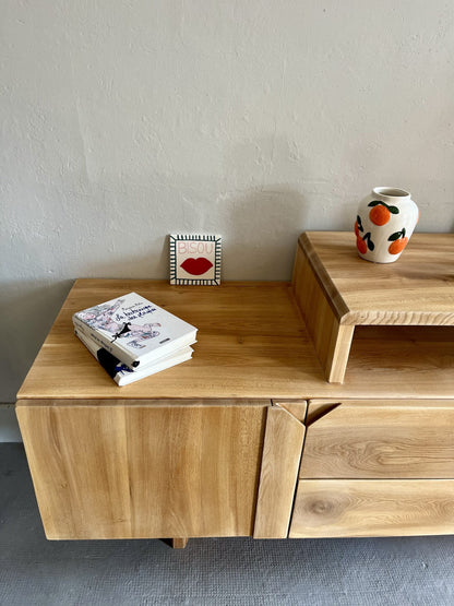 Console en orme/ pièce unique