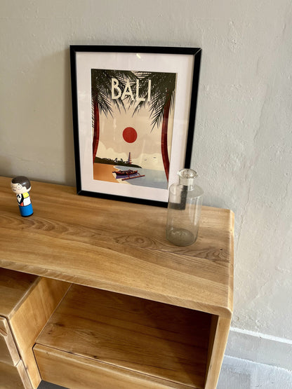 Console en orme/ pièce unique