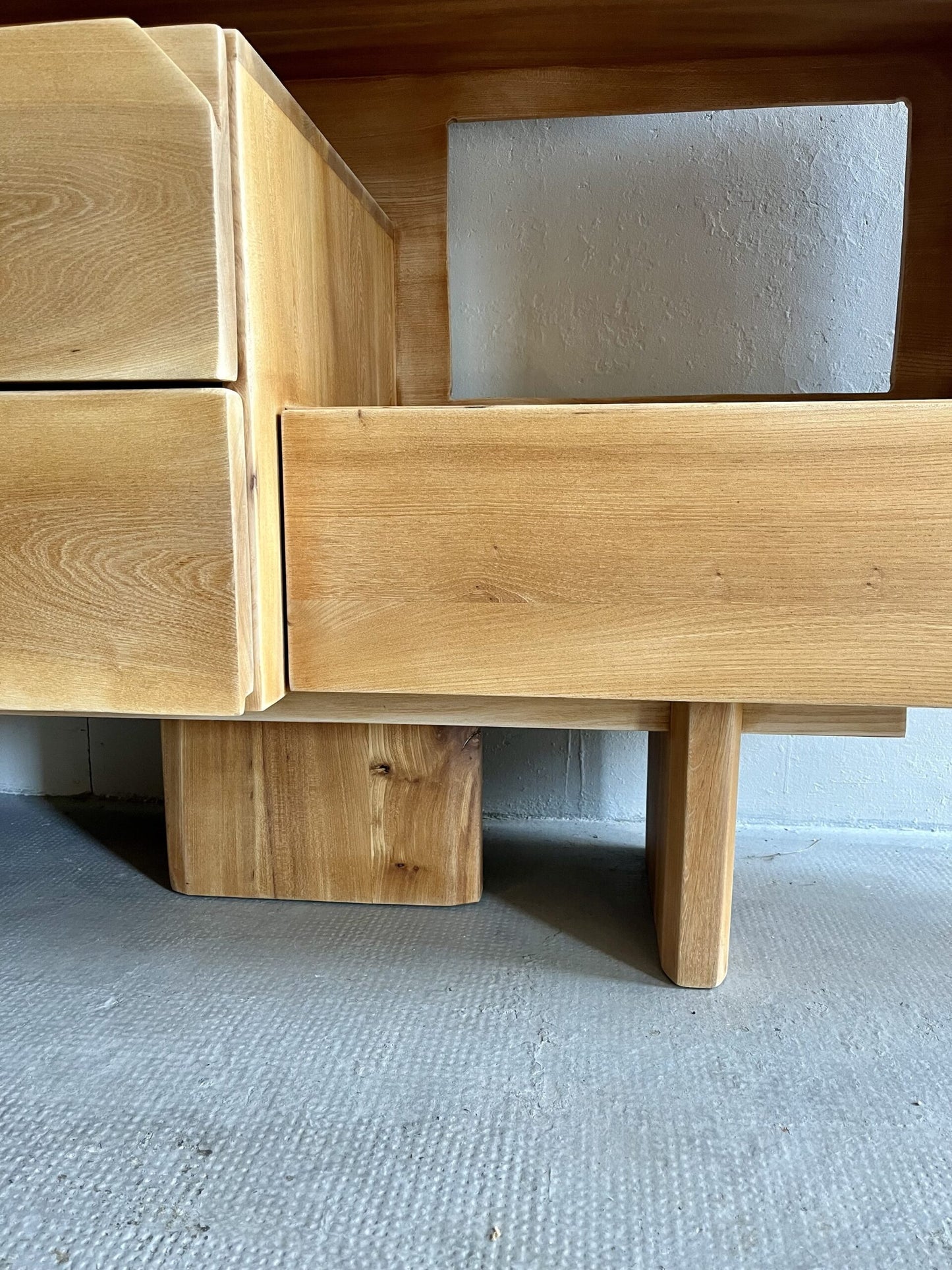 Console en orme/ pièce unique