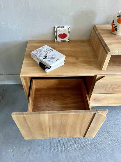 Console en orme/ pièce unique