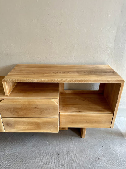 Console en orme/ pièce unique