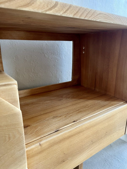 Console en orme/ pièce unique