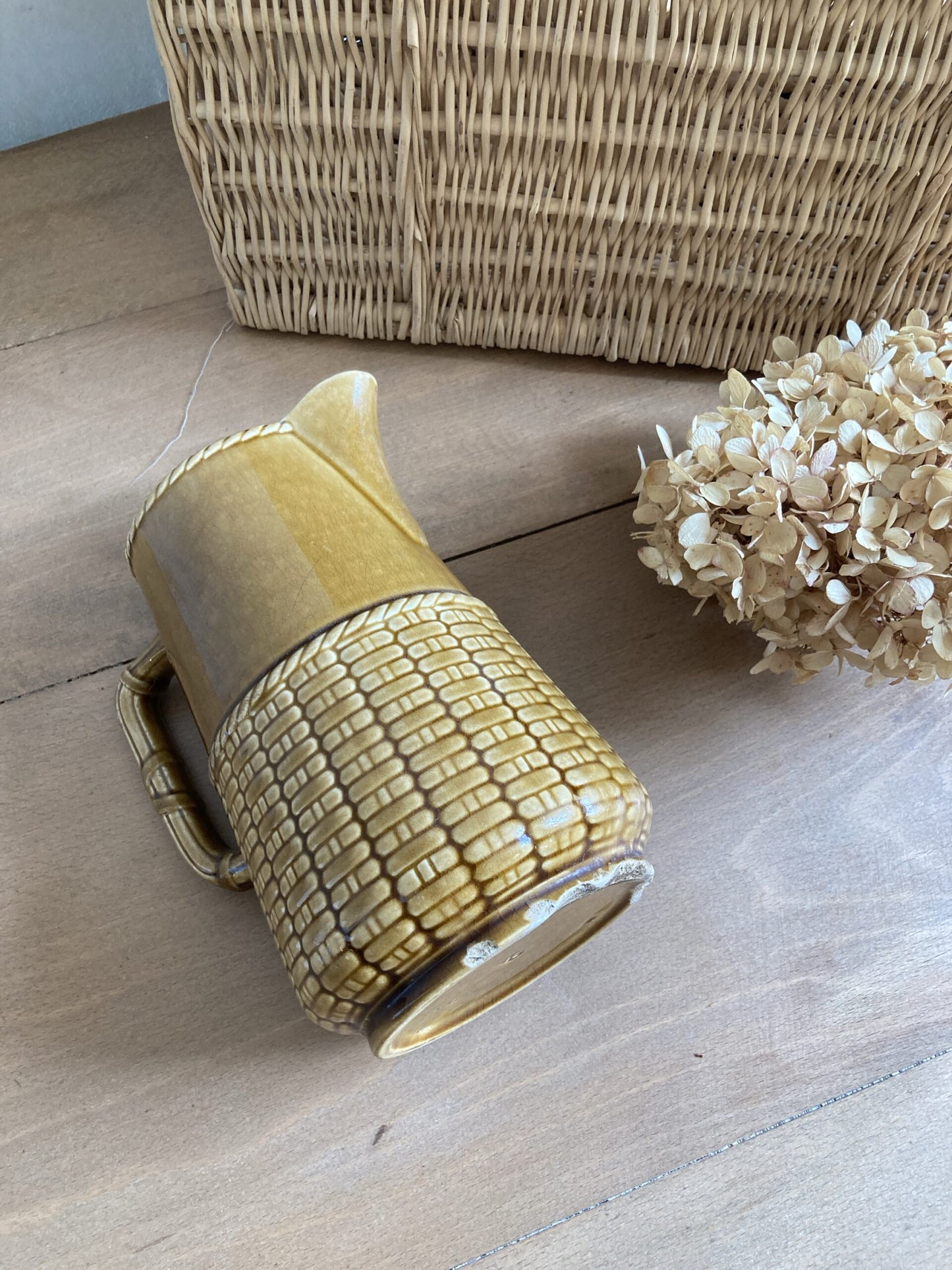 Carafe marron/bleue - Sarreguemines