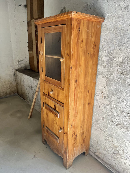 Meuble haut porte vitrine