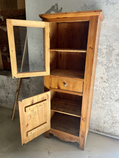 Meuble haut porte vitrine