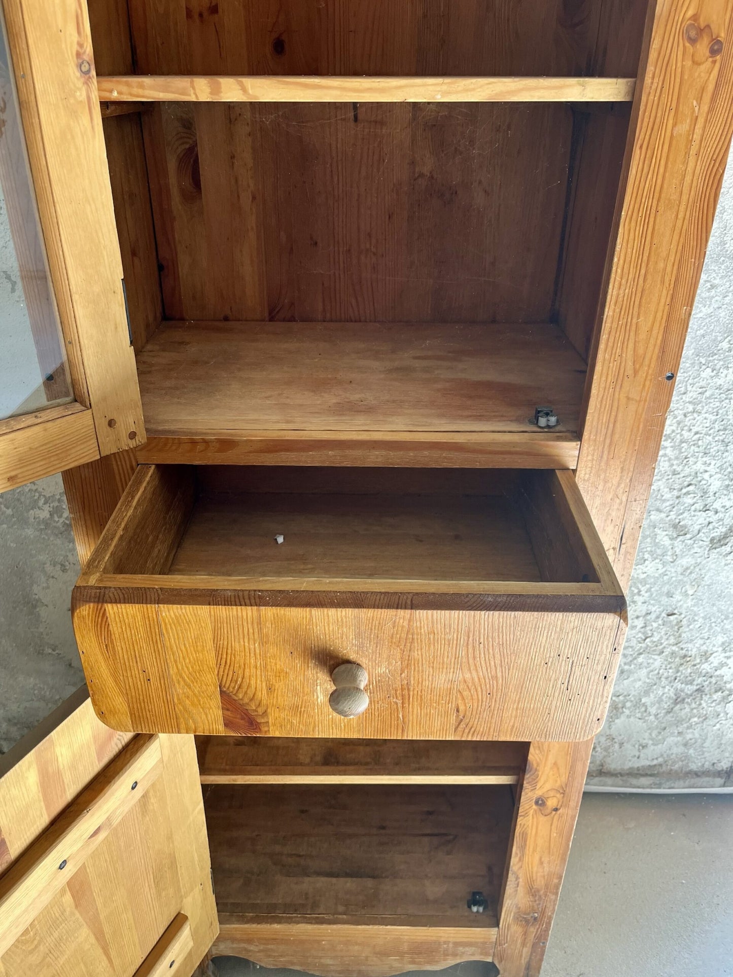 Meuble haut porte vitrine