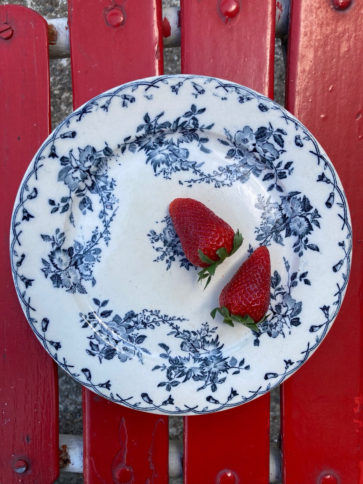 Assiette Sarreguemines Bertha