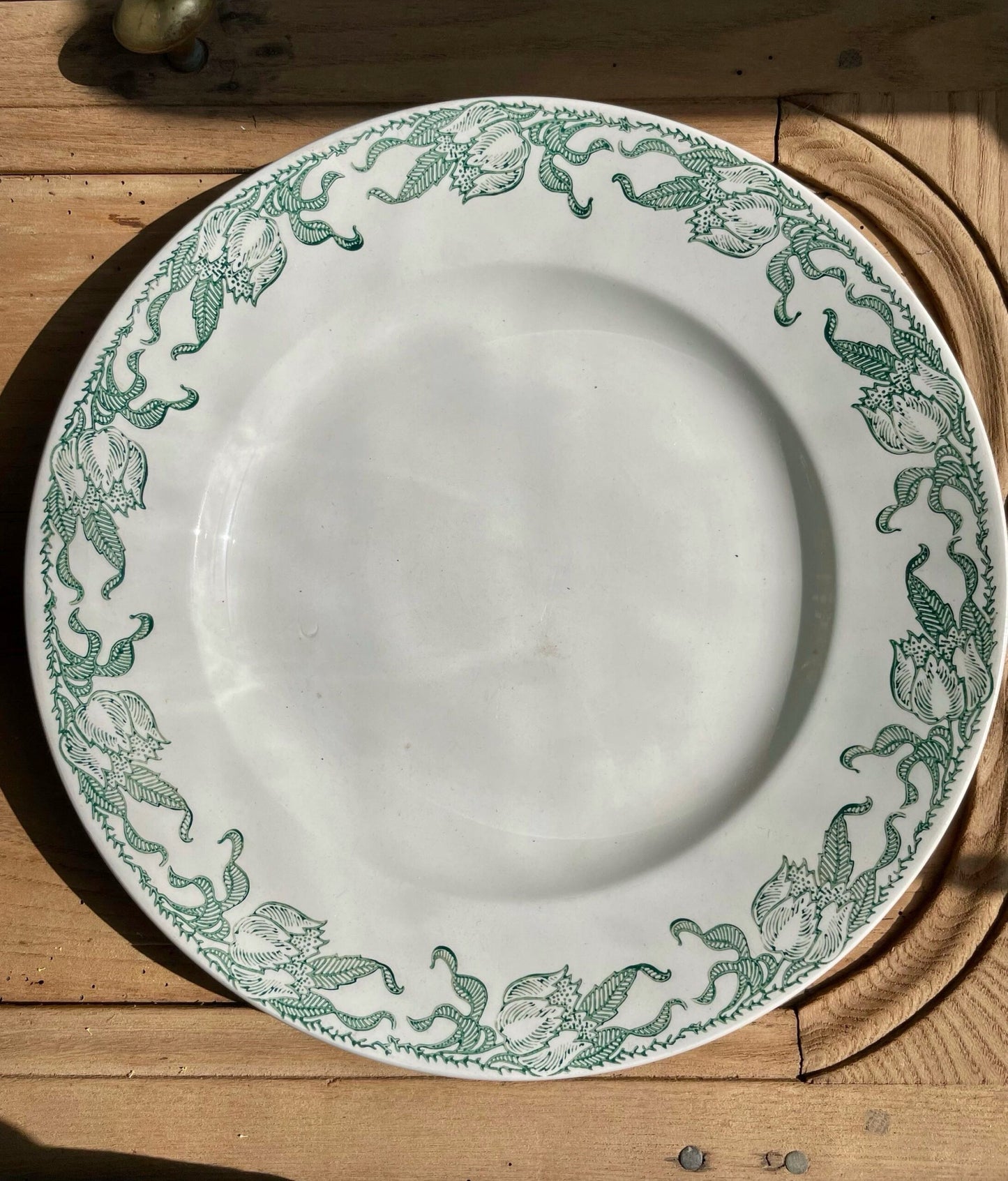 Grande assiette Longwy