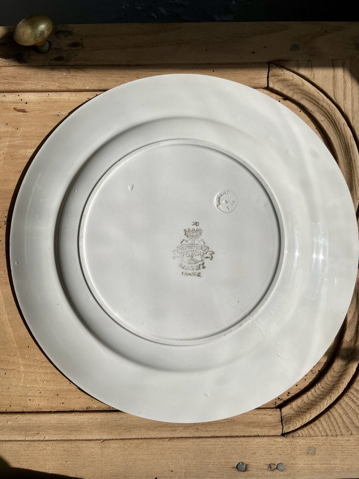 Grande assiette Longwy