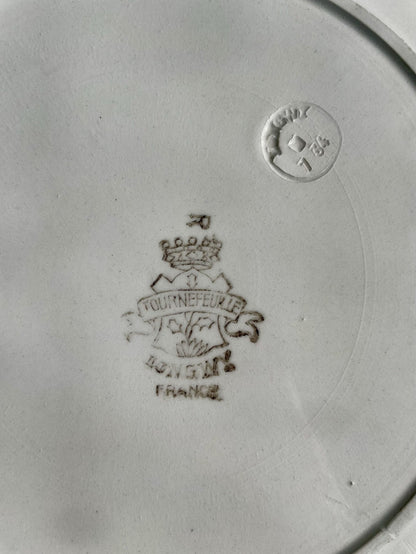 Grande assiette Longwy