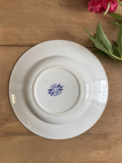 Assiette Sarreguemines modèle Nielles