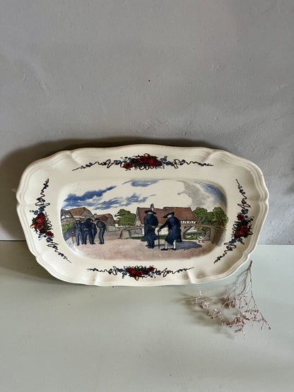 Plat à service Sarreguemines modèle Obernai