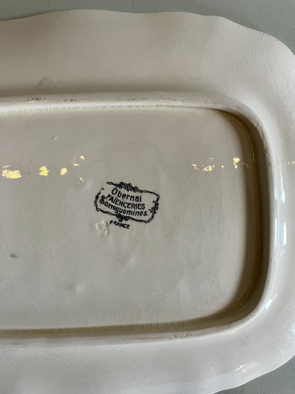 Plat à service Sarreguemines modèle Obernai